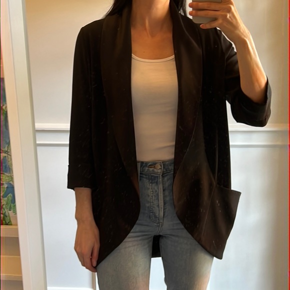 Aritzia Wilfred blazer size 4 black - Picture 1 of 5